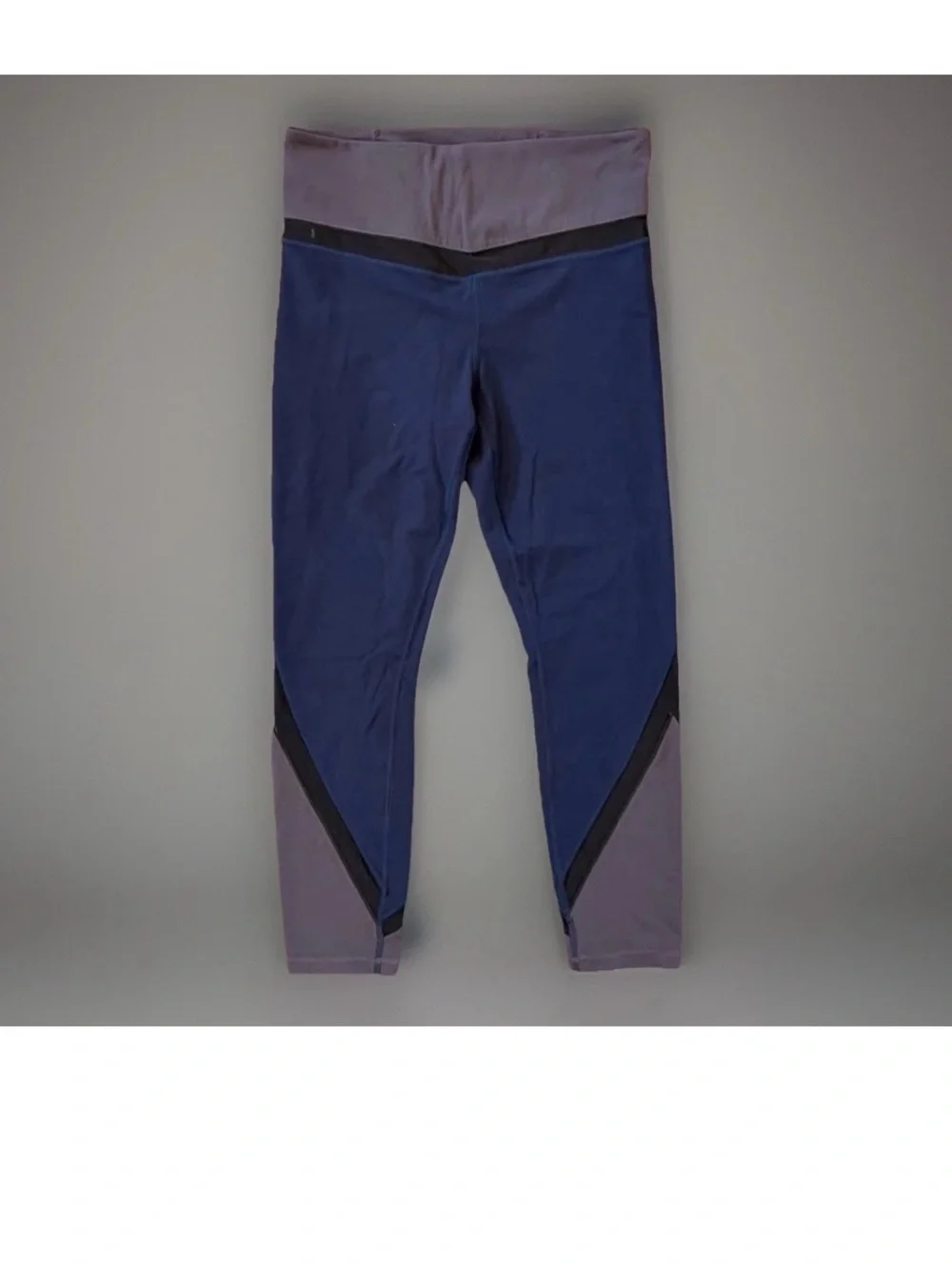 ATHLETA Leggings Womens Medium Blue Elevation 7/8 Tight Active Powervita Ankle